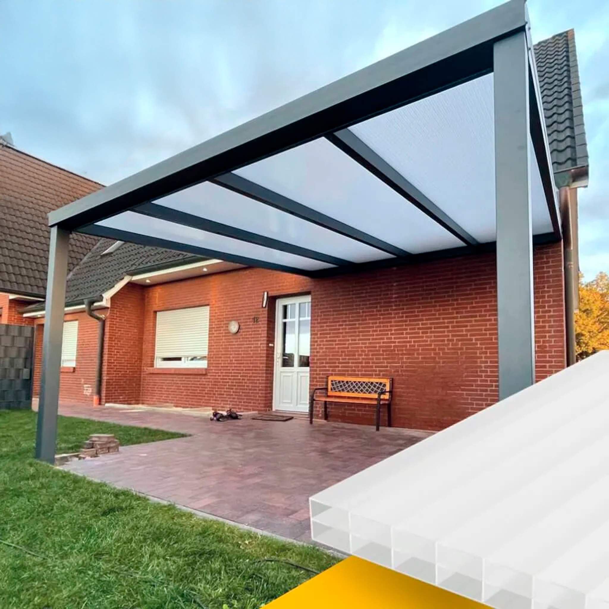 Polycarbonat Dach