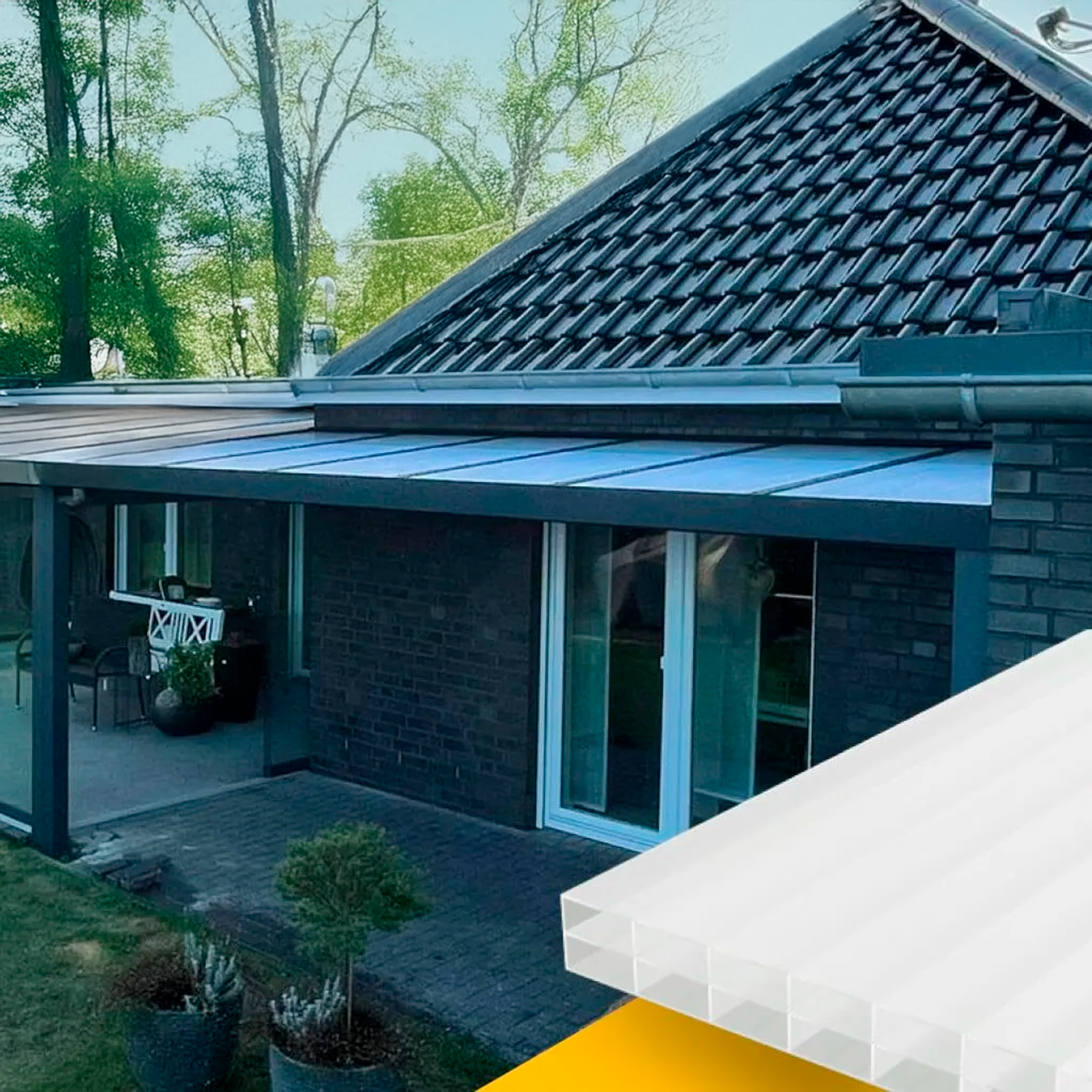 Polycarbonat Dach