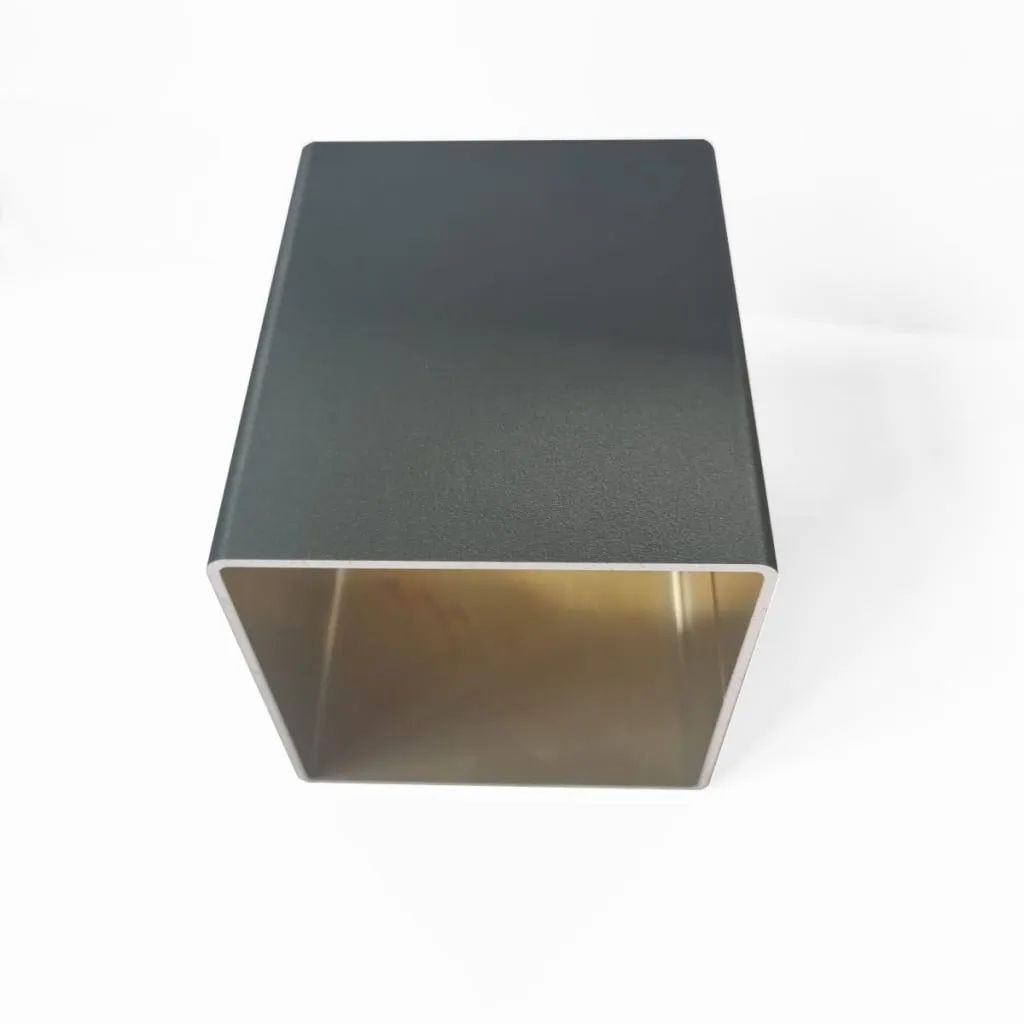 Aluminium pfosten | Alu pfosten anthrazit 110x110mm 2