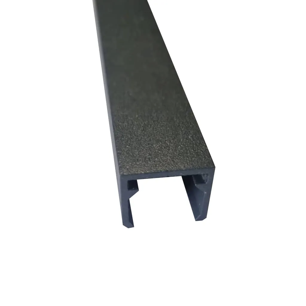 Aluminium Abschlussprofil für Sichtschutzzäune
