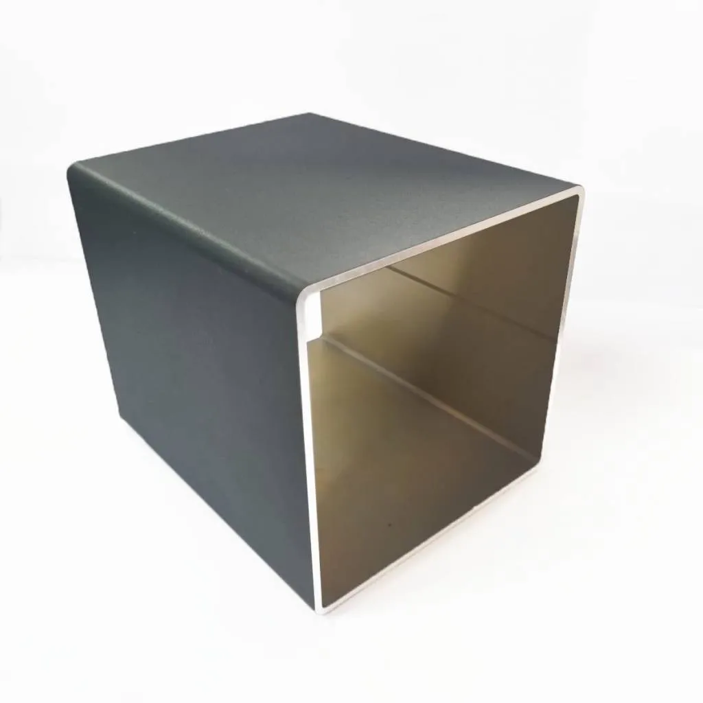 Aluminium pfosten | Alu pfosten anthrazit 110x110mm