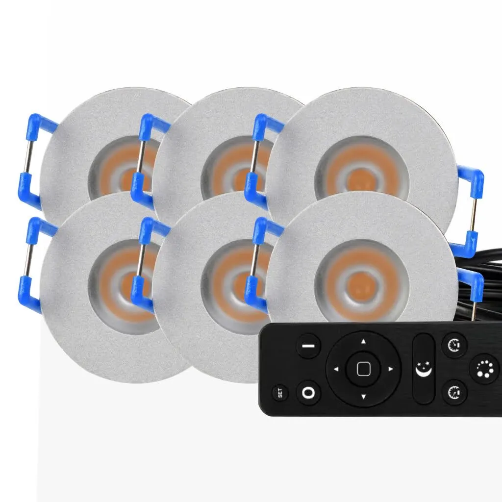 6er Set 3 Watt LED-Einbaustrahler