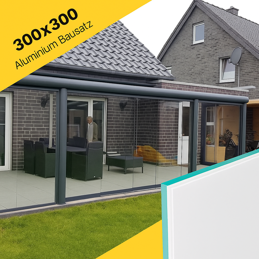 Freistehend 300×300 ohne VSG