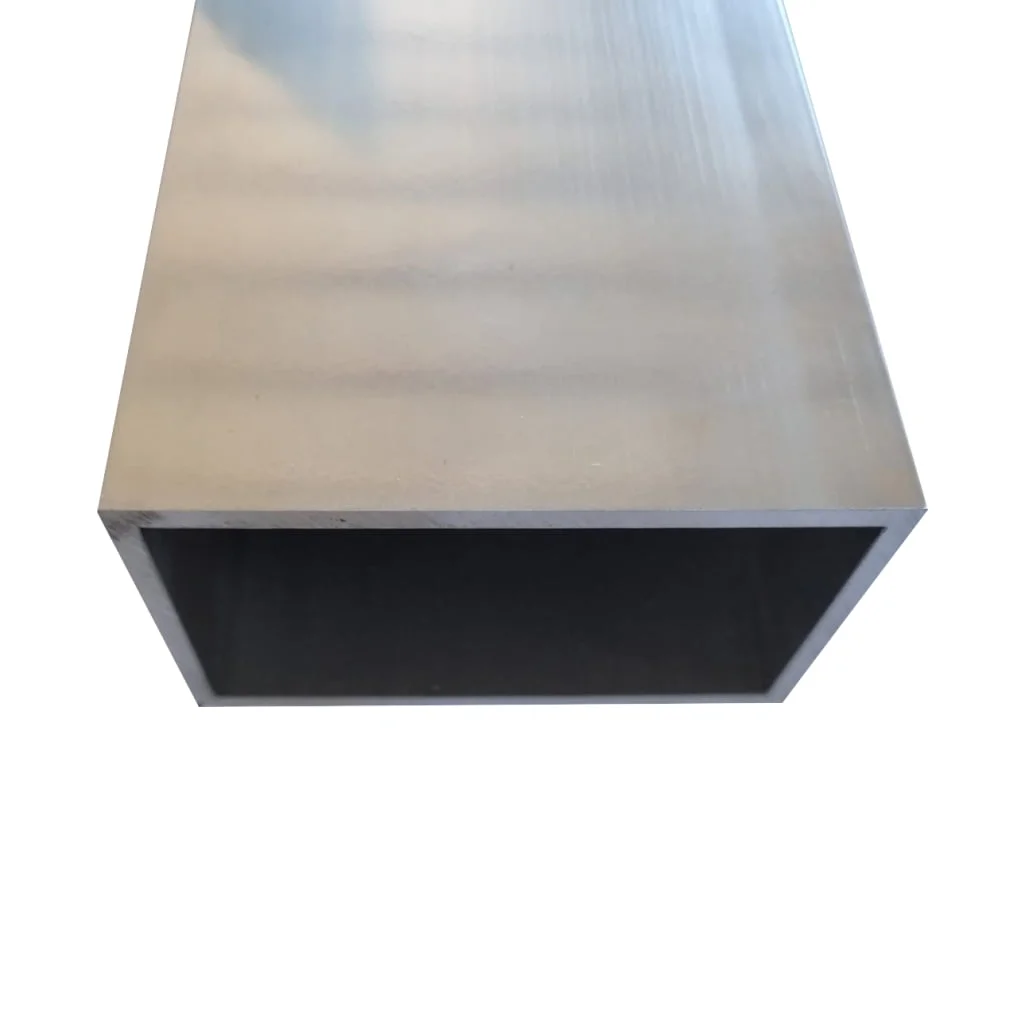 Aluminium Vierkantrohr 80x50x4mm